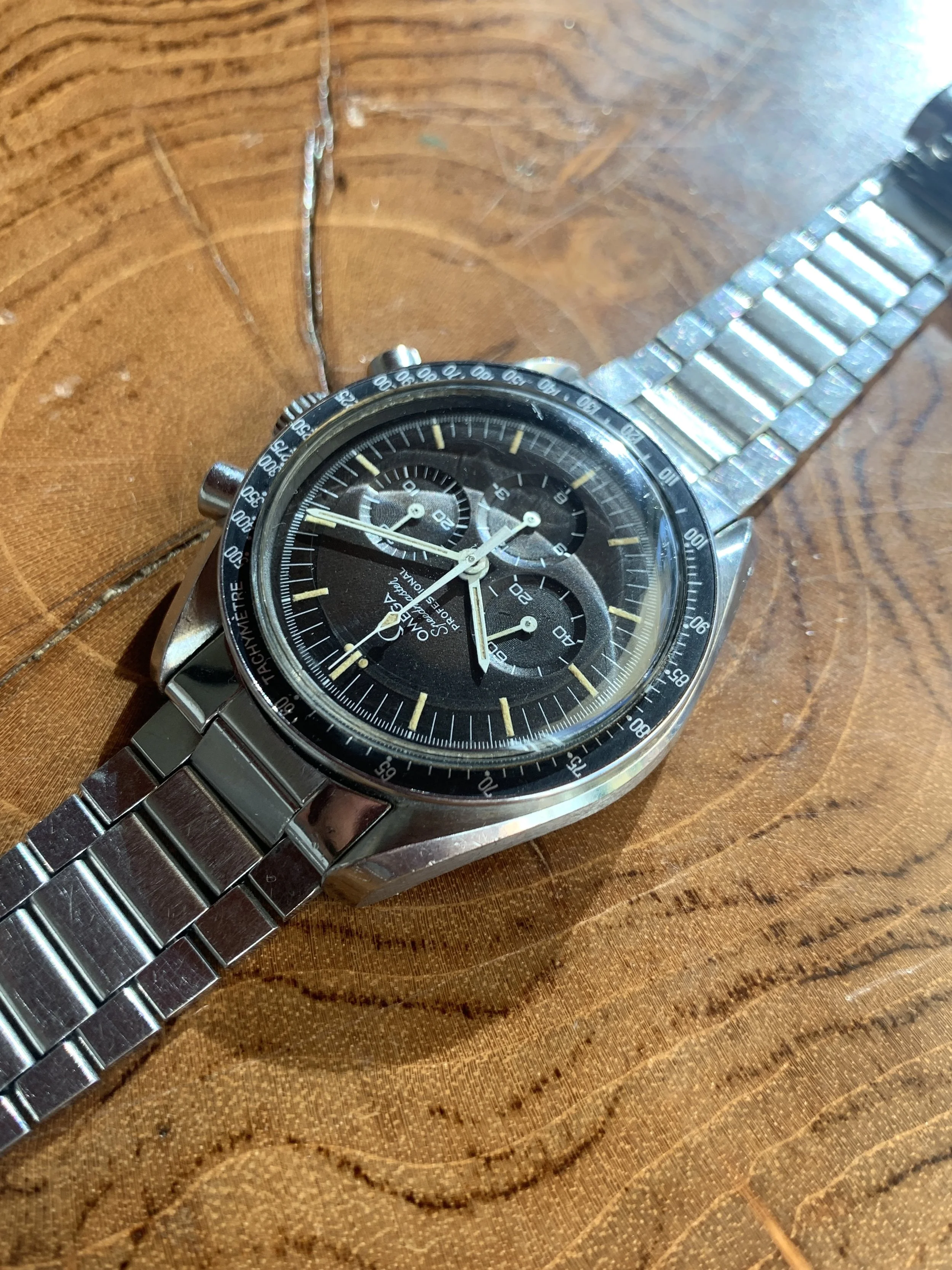 1970 Omega Speedmaster 69ST Tropical Dial — Shiny Happy Objects